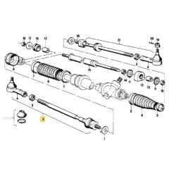 BMW E21 AYD SAĞ ROT MİLİ KOMPLE OEM NO 32111115241