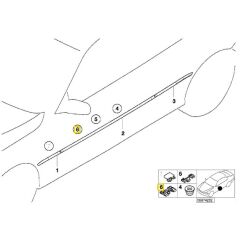 BMW E36 VE E46 KAPI ÇITA KLIPSİ 5 ADET 51131960054