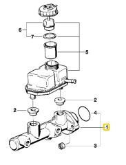 BMW E38 E39 VE E53 TRW ANA FREN MERKEZİ 34311165544
