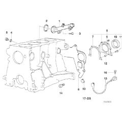 BMW E30 E34 E36 VE Z3 M40 M42 M43 M44 MOTOR SU FLANŞI 11531714738