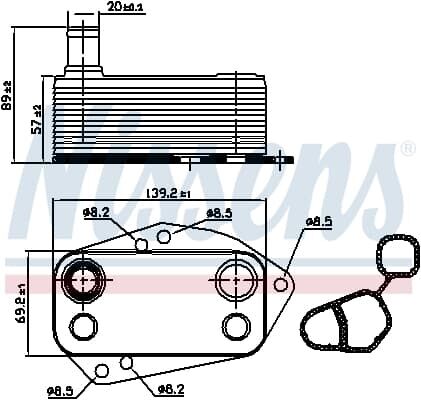 LAND ROVER FREELANDER1 TD4 MOTOR YAĞ SOĞUTUCUSU PBC101370L