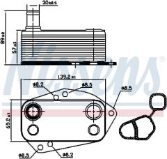LAND ROVER FREELANDER1 TD4 MOTOR YAĞ SOĞUTUCUSU PBC101370L