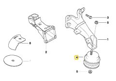 BMW E36 E46 VE Z4 M50 M52 M54 MOTOR TAKOZU 22116771361