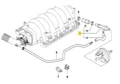 BMW E38 E39 E53 E60 E65 M54 VE M62 MOTOR VAKUM VALFİ 11611440135