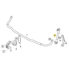 BMW E60 FROW ÖN SOL VİRAJ ASKI ROTU OEM NO 31354014531