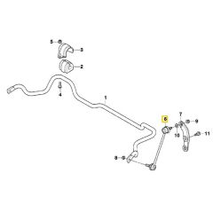 BMW E39 FROW ÖN VİRAJ ASKI ROTU SAĞ 31351095662