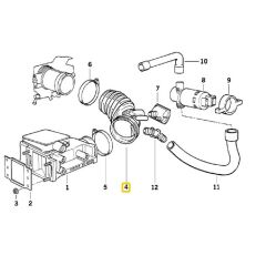 BMW E36 318İ VE Z3 M43 MOTOR HAVA AKIŞ METRE KÖRÜĞÜ 13711739574
