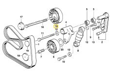 BMW KAYIŞ GERGİ BİLYASI 11281748130 VE 11287841228