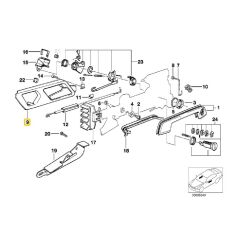 BMW E34 ÖN SAĞ KAPI İÇ AÇMA MANDALI 51211944370