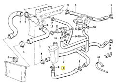 BMW E36 M50 MOTOR YEDEK SU DEPO HORTUMU 11531730351