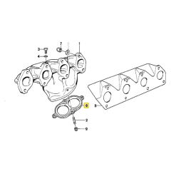 BMW M40 VE M43 MOTOR EGZOZ BOĞAZ CONTASI 18301728208