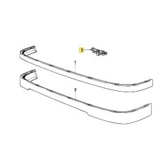 BMW E30 ÖN SPOYLER KLİPSİ 5 ADET OEM NO 51711945568