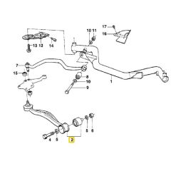 BMW E32 VE E34 SAĞ ALT SALINCAK KOLU OEM NO 31121139988