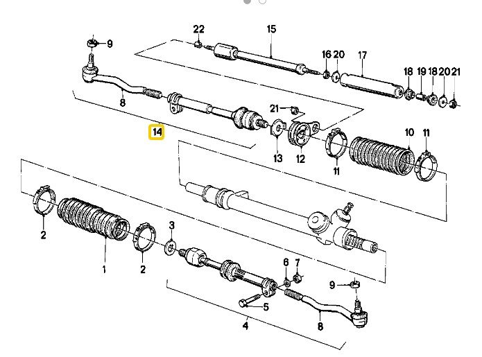 BMW E30 FROW SAĞ ROT MİLİ VE ROT BAŞI KOMPLE OEM NO 32111125187
