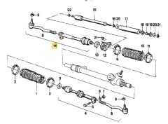 BMW E30 FROW SAĞ ROT MİLİ VE ROT BAŞI KOMPLE OEM NO 32111125187