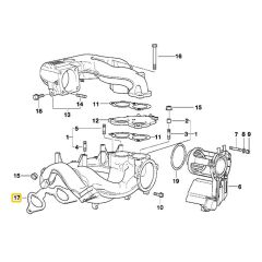 BMW M42 VE M44 MOTOR ELRİNG EMME MANİFOLD CONTASI 11611734684