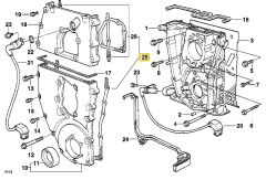 BMW E34 E36 E46 VE Z3 M43 MOTOR ÖN KAPAK CONTASI 11141743033