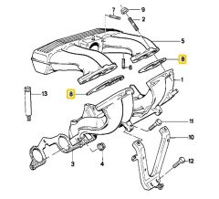 BMW M40 MOTOR RAINZ EMME MANİFOLD BOĞAZ CONTASI 11611721346