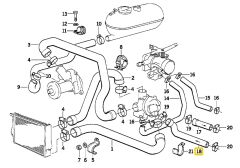 BMW E30 VE Z1 M20 MOTOR SU HORTUMU 11531278939