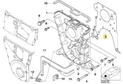 BMW M42 M43 VE M44 MOTOR ELRİNG ÖN KAPAK CONTASI 11141743032