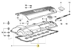 BMW M50 VE M52 MOTOR ELRİNG KÜLBÜTOR KAPAK CONTASI SET 11120034107