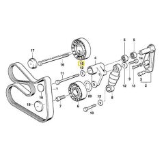BMW INA KAYIŞ GERGİ BİLYASI 11281748130 - 11287841228