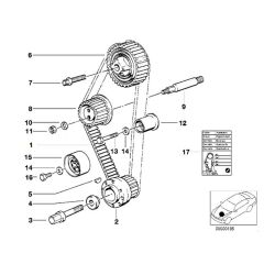 BMW E30 VE E34 M40 MOTOR TRİGER SETİ 11317624063