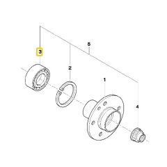 BMW SKF ARKA TEKERLEK RULMANI 33411124358