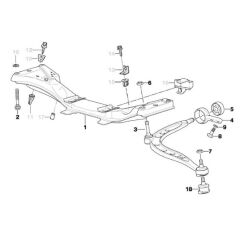 BMW E36 VE Z3 FROW UZUN ROTİL OEM NO 31121139131