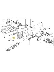 BMW E34 SOL ARKA KAPI TELİ - 09.1991 OEM NO 51228117615