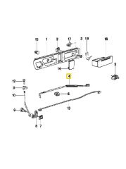 BMW E34 SAĞ ARKA KAPI TELİ 09.1991 - OEM NO 51228148622