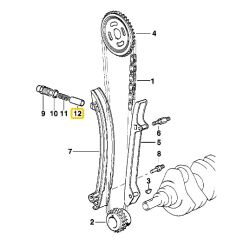 BMW M50 M52 VE M54  MOTOR ALT TRİGER GERGİ PİSTONU 11311703747