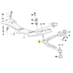 BMW E36 VE Z3 FROW SAĞ SALINCAK 31126758514