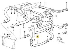 BMW E36 M50 MOTOR SU HORTUMU 11531738053