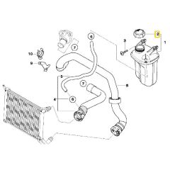 MİNİ R50 R52 VE R53 W11 VE W17 MOTOR FEBİ MOTOR SU KAPAĞI 7515499