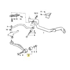 BMW E28 E32 E34 FROW SAĞ ALT SALINCAK KOLU 31121139992