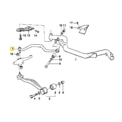 BMW E34 FROW ROTİLLİ KOL ÜST SAĞ 31121141098