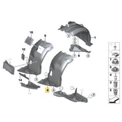BMW E90 ÖN SOL DAVLUMBAZ ÖN PARÇA 51717059379