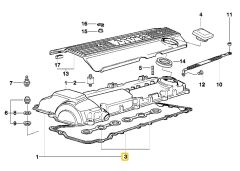 BMW M52 MOTOR WENDER KÜLBÜTÖR KAPAK CONTASI 11120034108