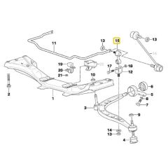 BMW E30 E36 Z1 VE Z3 FROW ÖN VİRAJ ASKI ROTU 31351091764