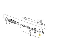 BMW E30 325 ix FROW SAĞ ROT BAŞI 32211701038